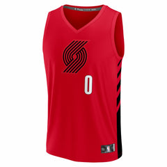 Damian Lillard Portland Trail Blazers Fast Break Replica Jersey - Red - Statement Edition online