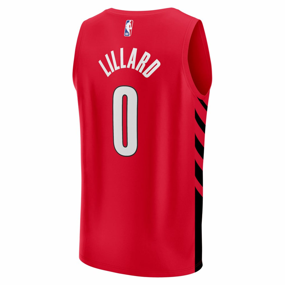 Damian Lillard Portland Trail Blazers Fast Break Replica Jersey - Red - Statement Edition online