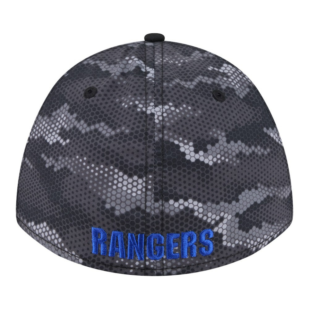 New York Rangers New Era Zero Dark 39THIRTY Flex Hat - Black Hats