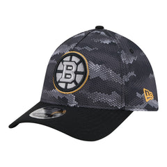 Boston Bruins New Era Zero Dark 39THIRTY Flex Hat - Black Hats