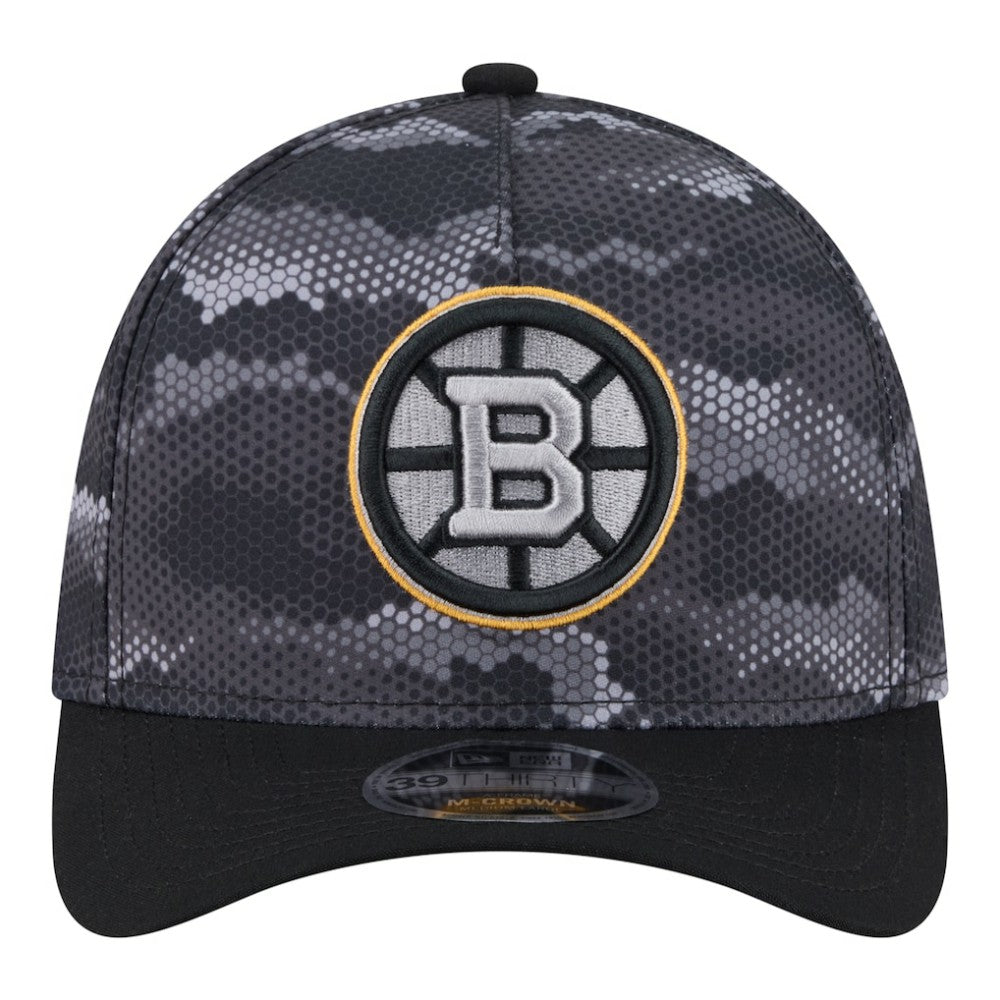 Boston Bruins New Era Zero Dark 39THIRTY Flex Hat - Black Hats