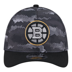 Boston Bruins New Era Zero Dark 39THIRTY Flex Hat - Black Hats