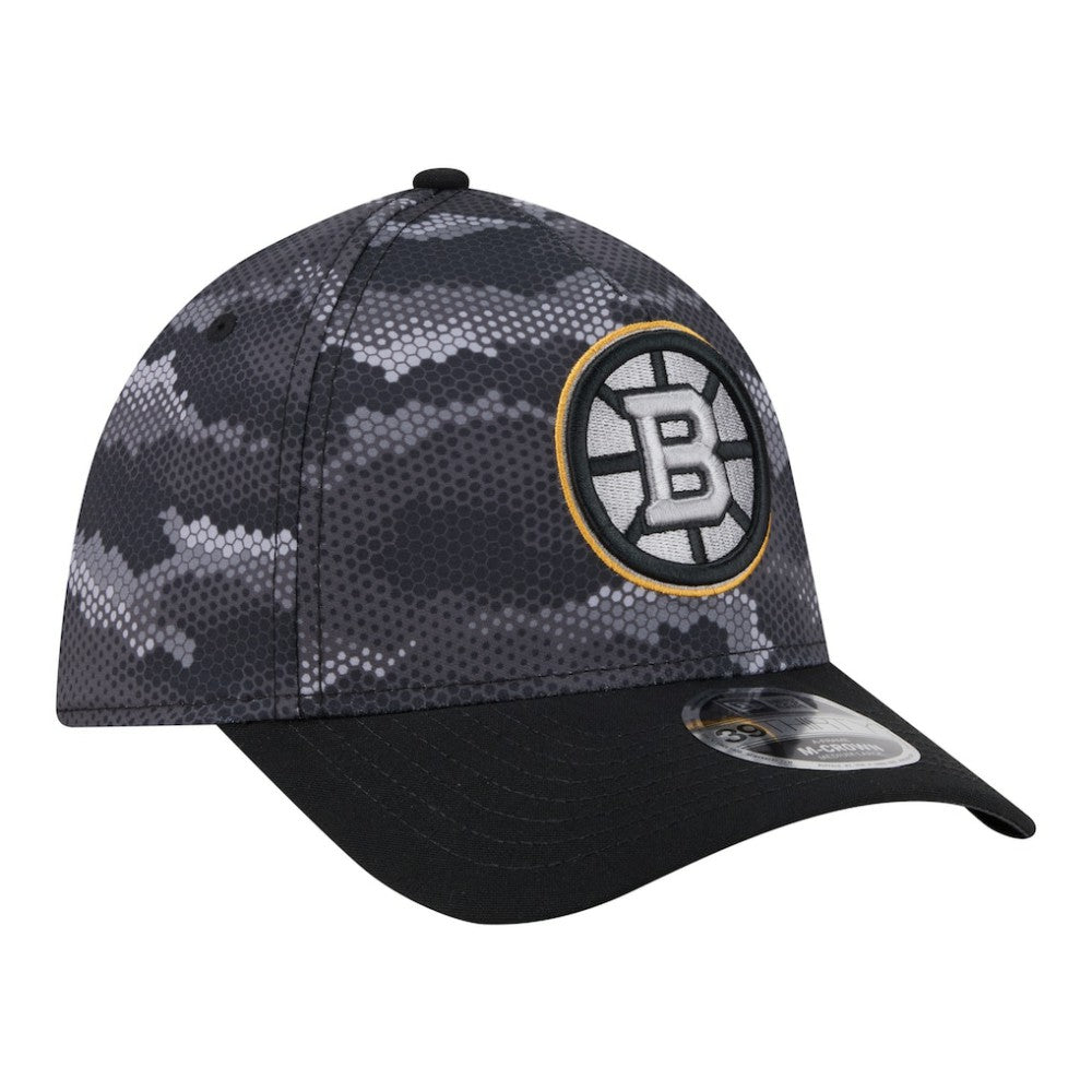 Boston Bruins New Era Zero Dark 39THIRTY Flex Hat - Black Hats