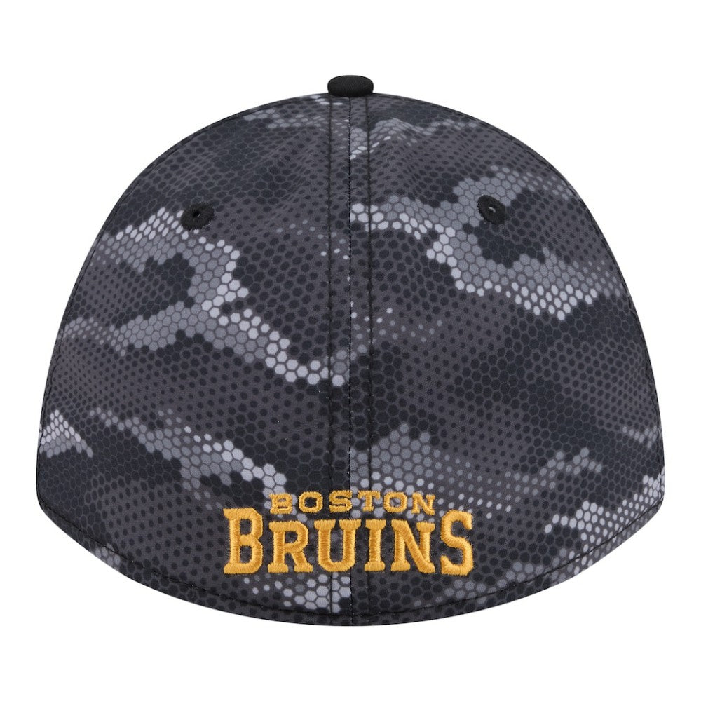 Boston Bruins New Era Zero Dark 39THIRTY Flex Hat - Black Hats