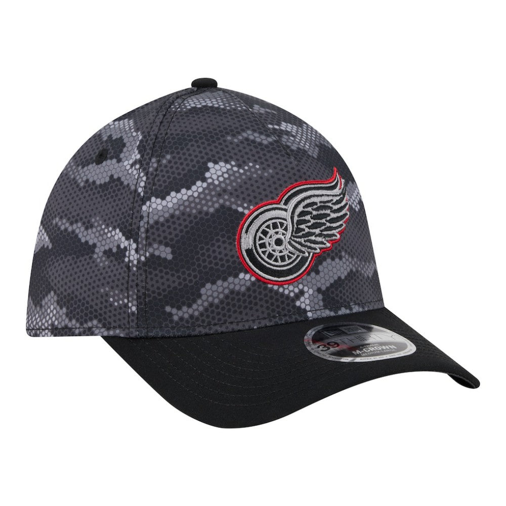 Detroit Red Wings New Era Zero Dark 39THIRTY Flex Hat - Black Hats