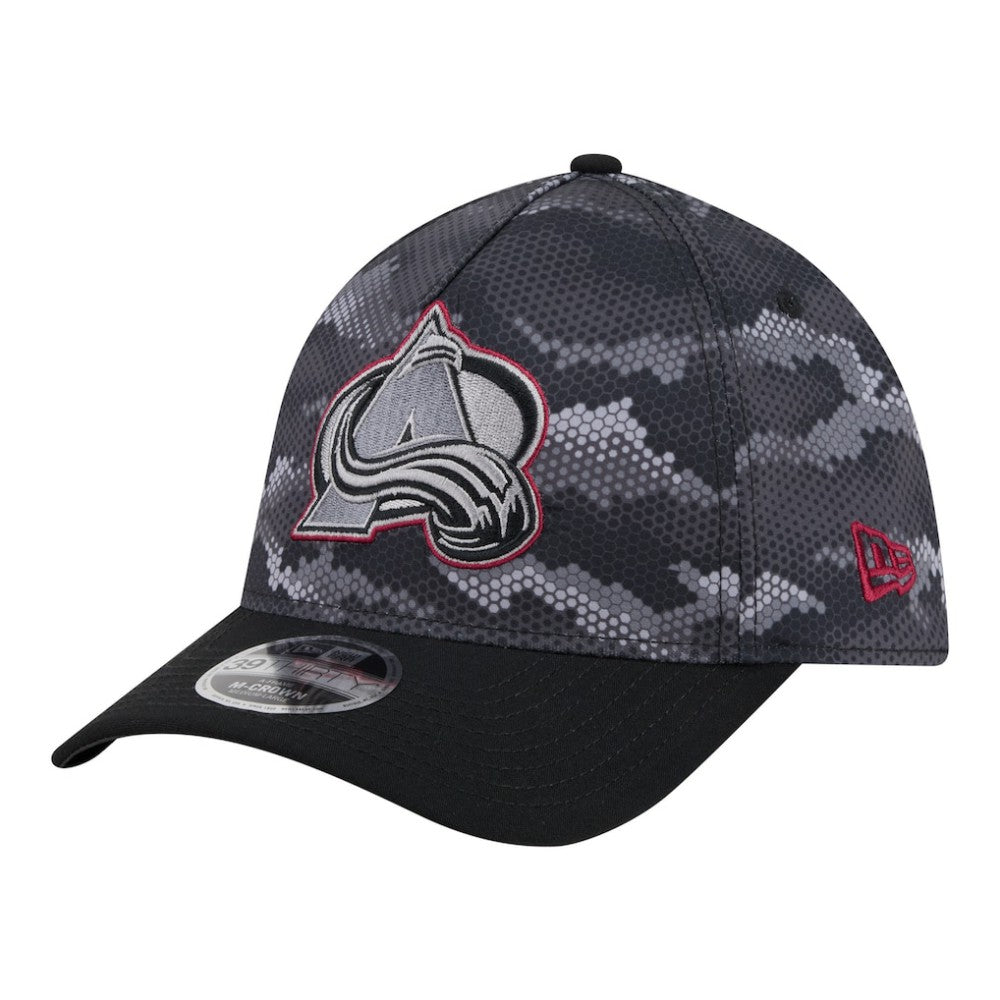 Colorado Avalanche New Era Zero Dark 39THIRTY Flex Hat - Black Hats