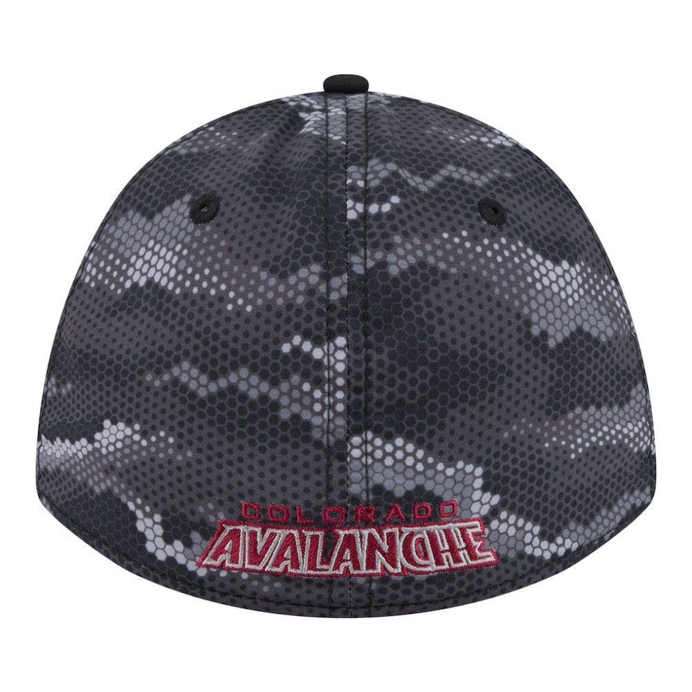 Colorado Avalanche New Era Zero Dark 39THIRTY Flex Hat - Black Hats