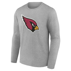 Arizona Cardinals Team Authentic Personalized Name & Number Long Sleeve T-Shirt - Gray on sale