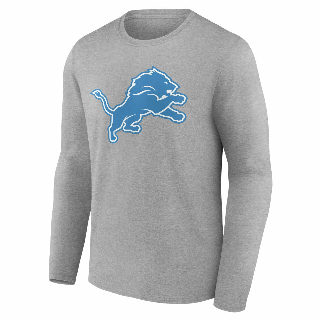 Detroit Lions Team Authentic Personalized Name & Number Long Sleeve T-Shirt - Gray outlet