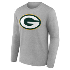 Green Bay Packers Team Authentic Personalized Name & Number Long Sleeve T-Shirt - Gray online