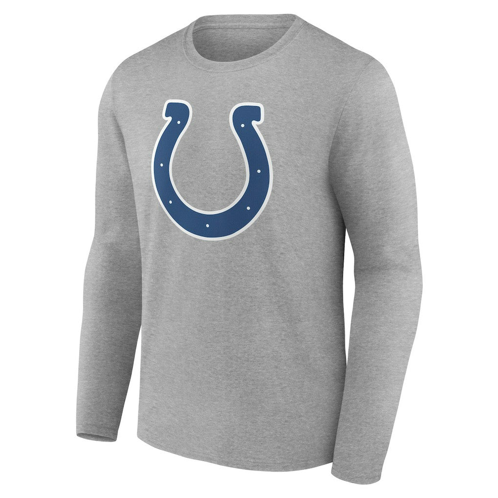 Indianapolis Colts Team Authentic Personalized Name & Number Long Sleeve T-Shirt - Gray sale