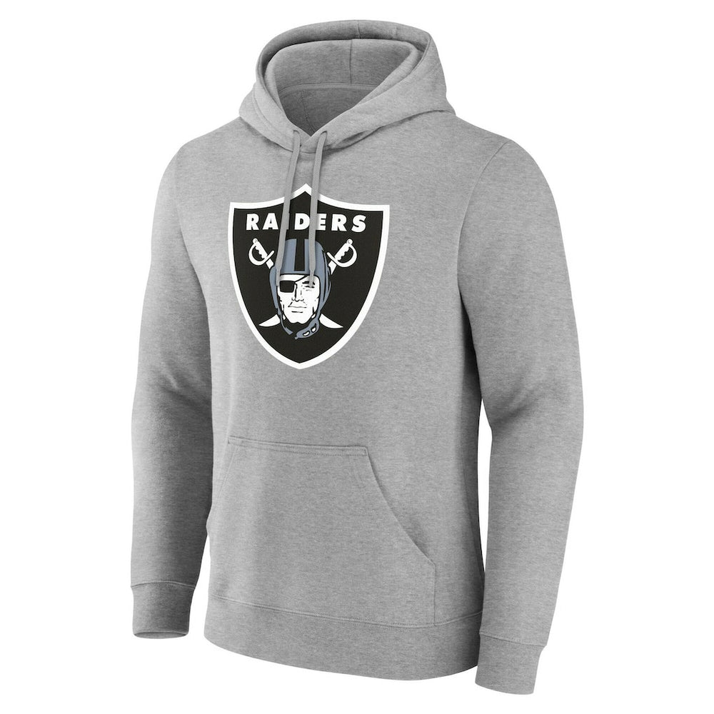 Las Vegas Raiders Team Authentic Personalized Name & Number Hoodie - Gray cheap