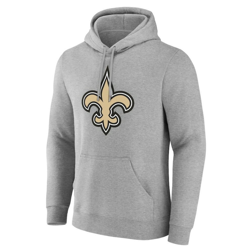 New Orleans Saints Team Authentic Personalized Name & Number Hoodie - Gray outlet