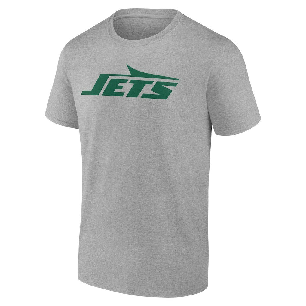 New York Jets Team Authentic Personalized Name & Number T-Shirt - Gray for sale