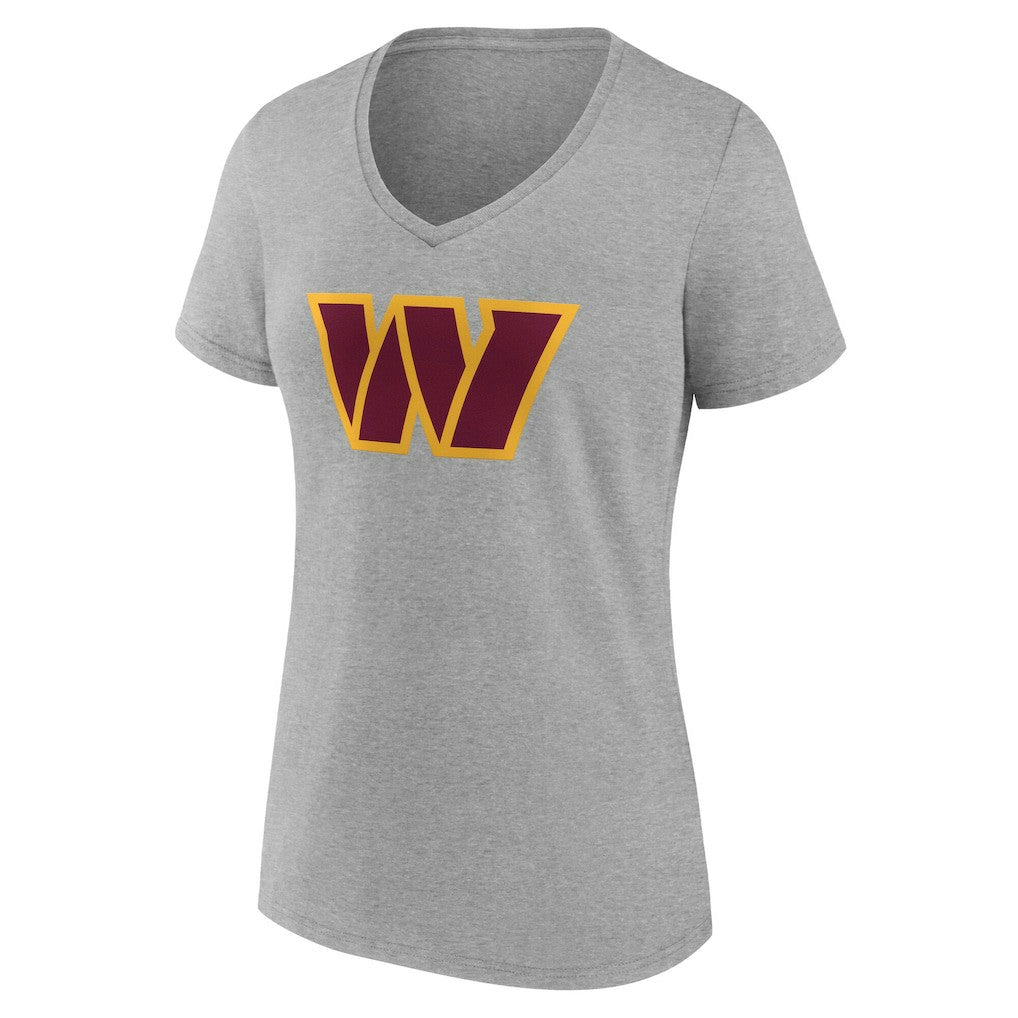 Washington Commanders Women's Team Authentic Personalized Name & Number V-Neck T-Shirt - Gray for sale