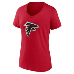 Atlanta Falcons Women's Team Authentic Personalized Name & Number V-Neck T-Shirt - Red cheap