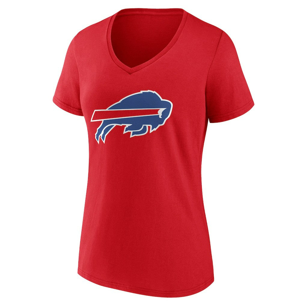 Buffalo Bills Women's Team Authentic Personalized Name & Number V-Neck T-Shirt - Red online