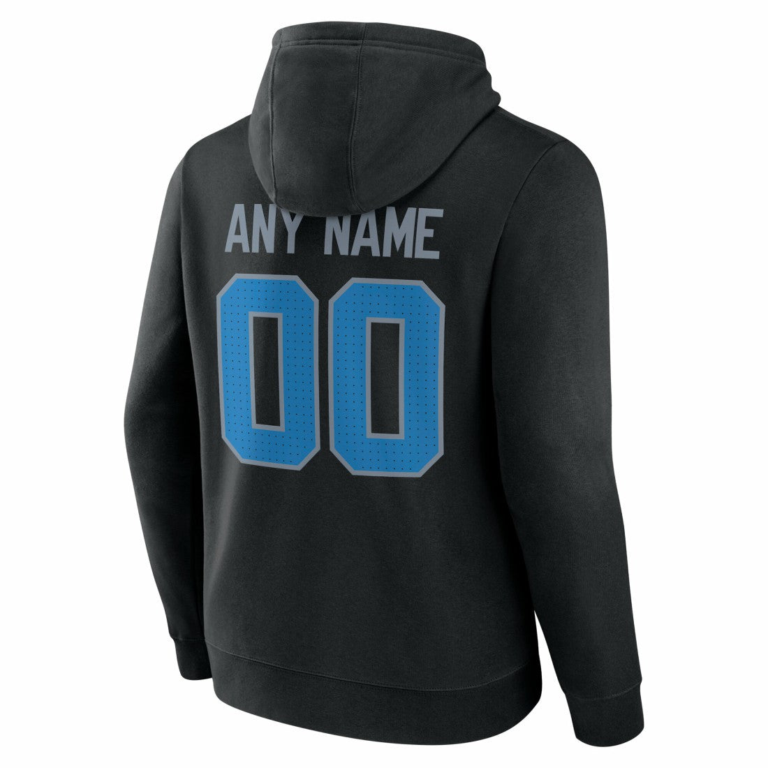 Detroit Lions Team Authentic Personalized Name & Number Hoodie - Black outlet