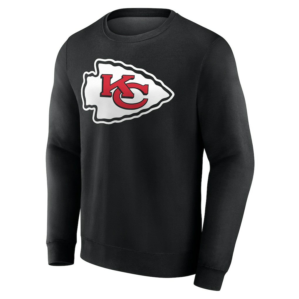 Kansas City Chiefs Team Authentic Personalized Name & Number Sweatshirt - Black discount