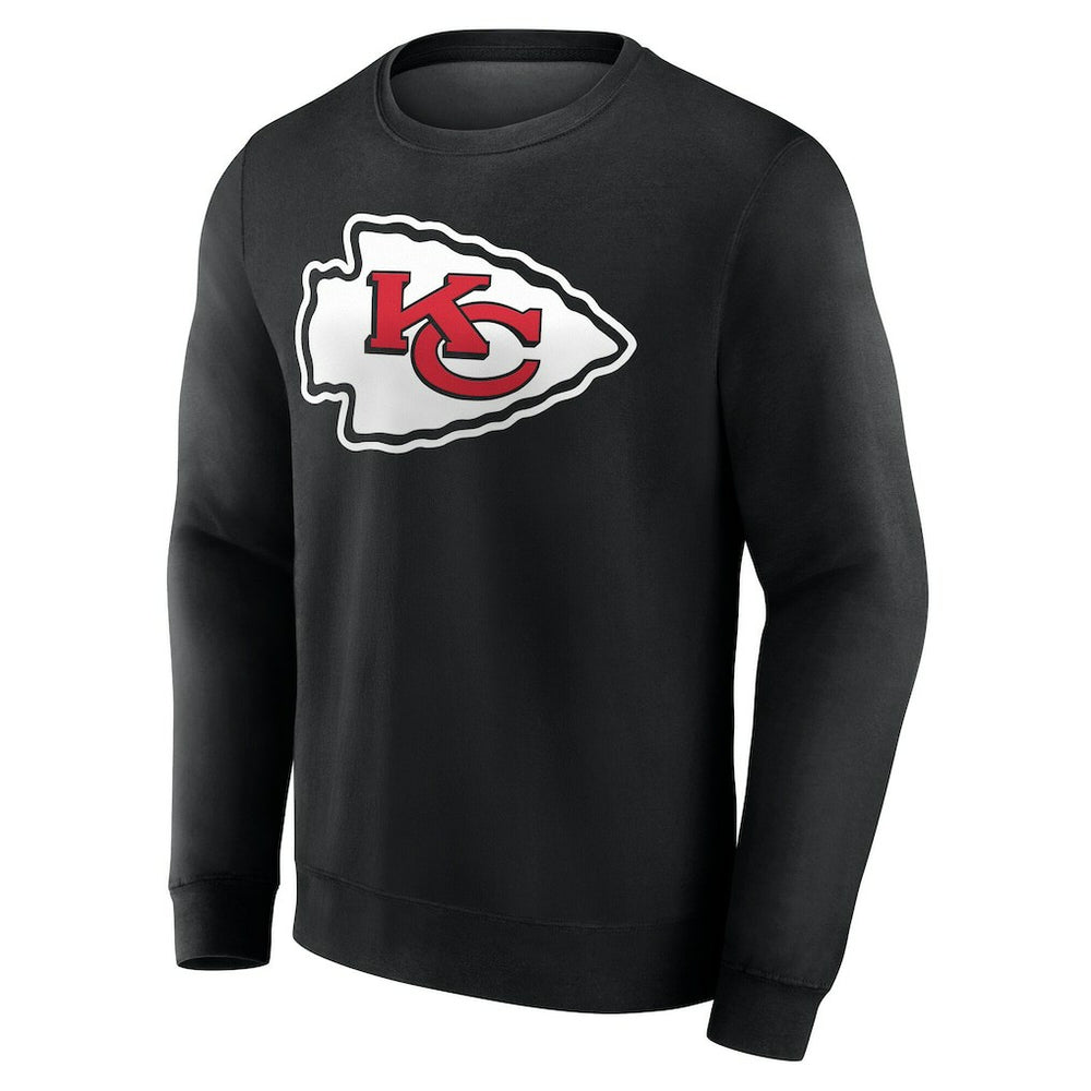 Kansas City Chiefs Team Authentic Personalized Name & Number Sweatshirt - Black discount