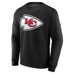 Kansas City Chiefs Team Authentic Personalized Name & Number Sweatshirt - Black discount