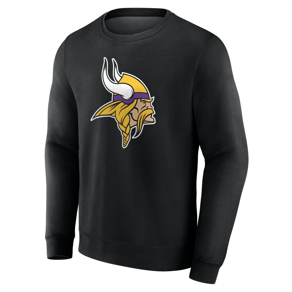 Minnesota Vikings Team Authentic Personalized Name & Number Sweatshirt - Black cheap