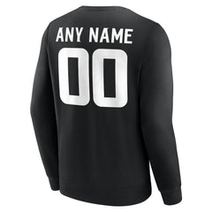 Minnesota Vikings Team Authentic Personalized Name & Number Sweatshirt - Black cheap