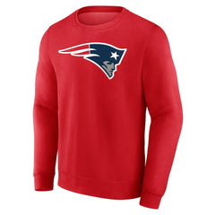 New England Patriots Team Authentic Personalized Name & Number Sweatshirt - Red outlet