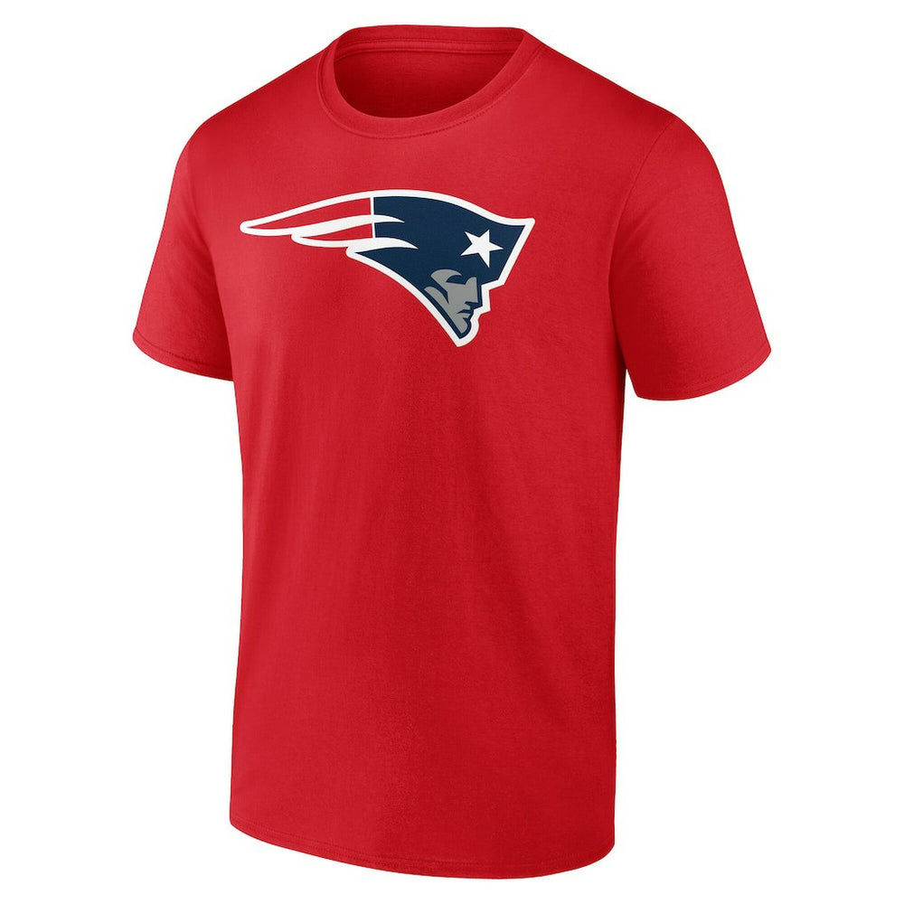 New England Patriots Team Authentic Personalized Name & Number T-Shirt - Red on sale