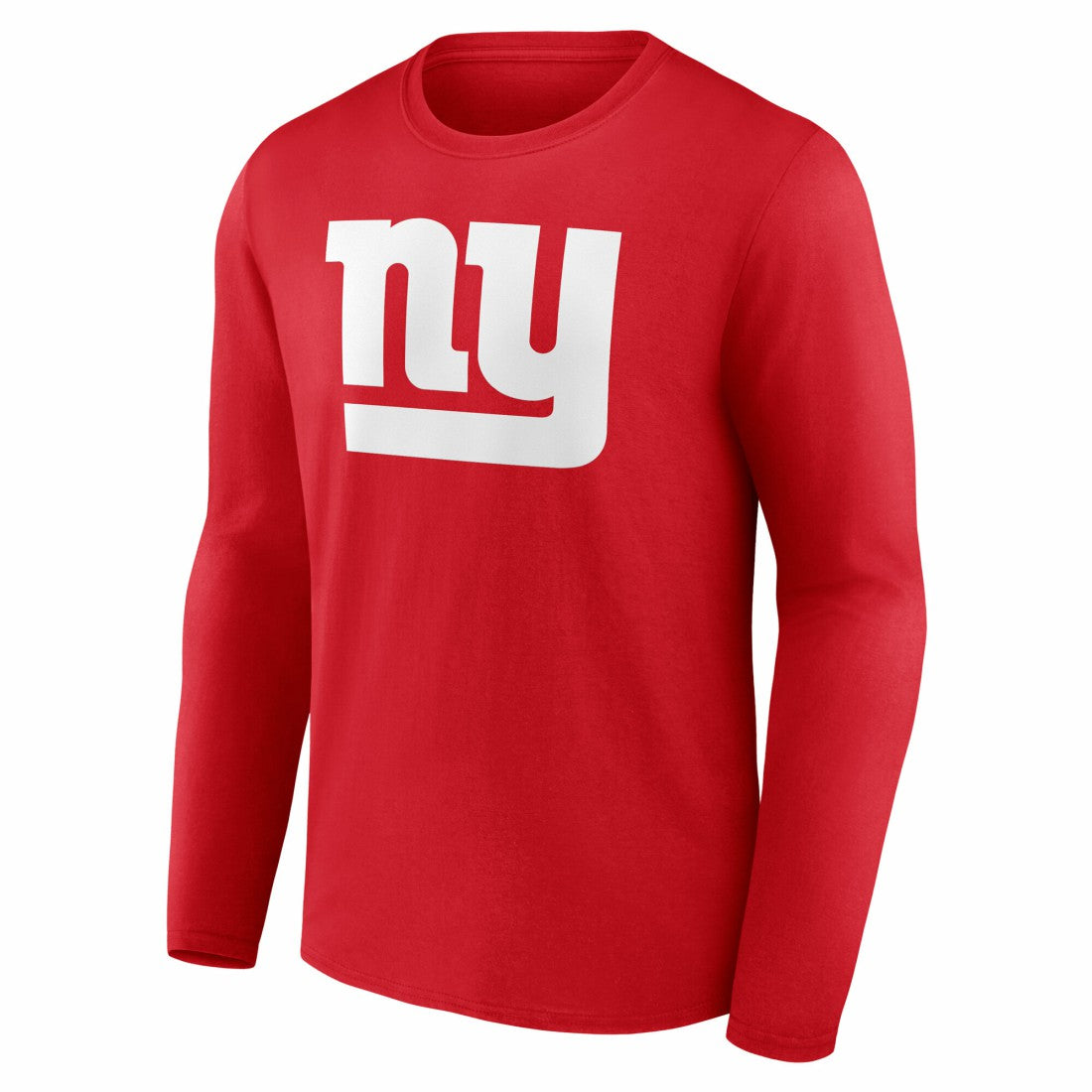 New York Giants Team Authentic Personalized Name & Number Long Sleeve T-Shirt - Red for sale