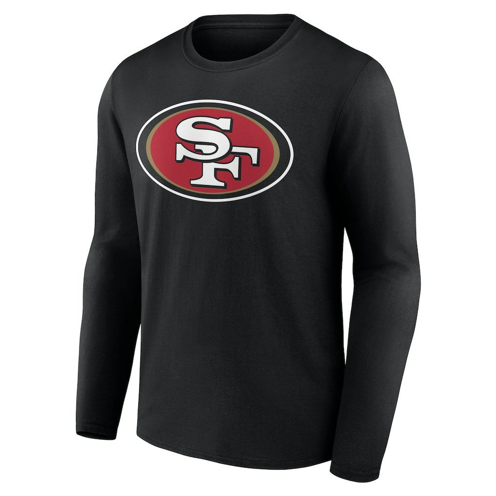 San Francisco 49ers Team Authentic Personalized Name & Number Long Sleeve T-Shirt - Black online