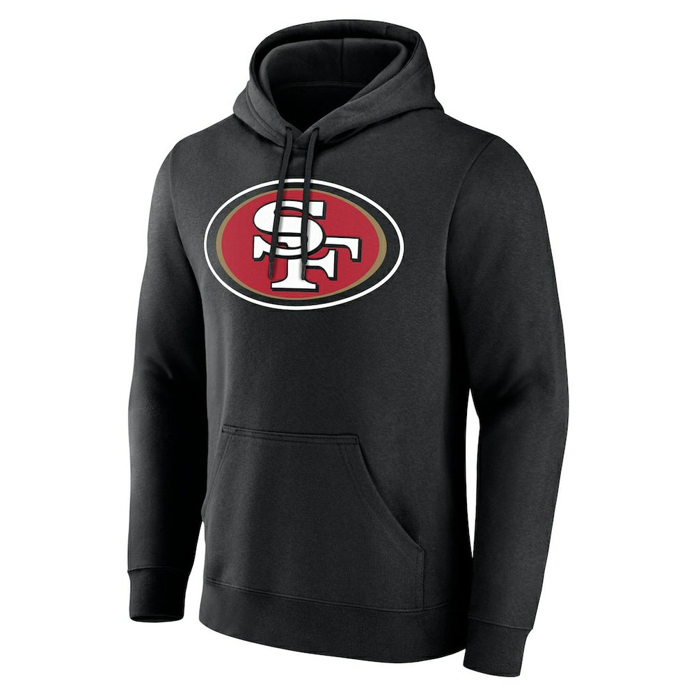 San Francisco 49ers Team Authentic Personalized Name & Number Hoodie - Black online
