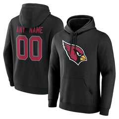 Arizona Cardinals Team Authentic Personalized Name & Number Hoodie - Black outlet