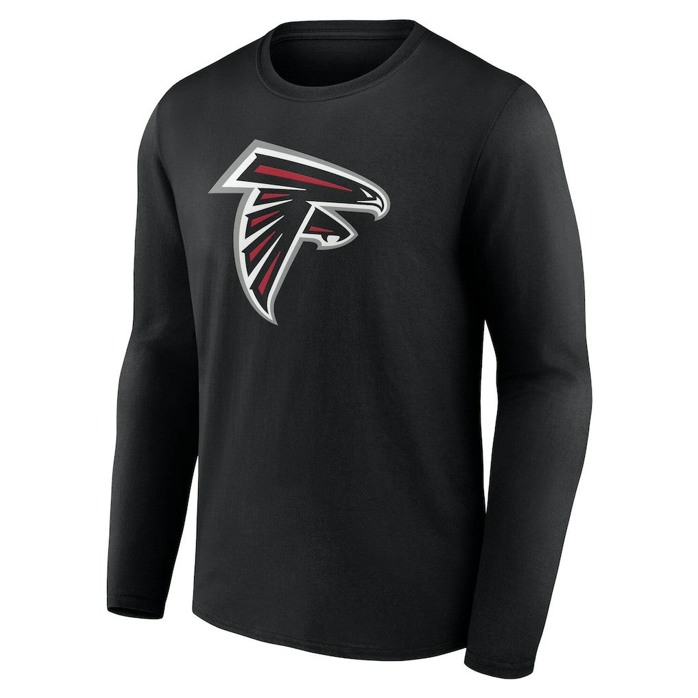 Atlanta Falcons Team Authentic Personalized Name & Number Long Sleeve T-Shirt - Black sale