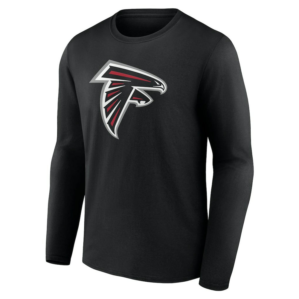 Atlanta Falcons Team Authentic Personalized Name & Number Long Sleeve T-Shirt - Black sale