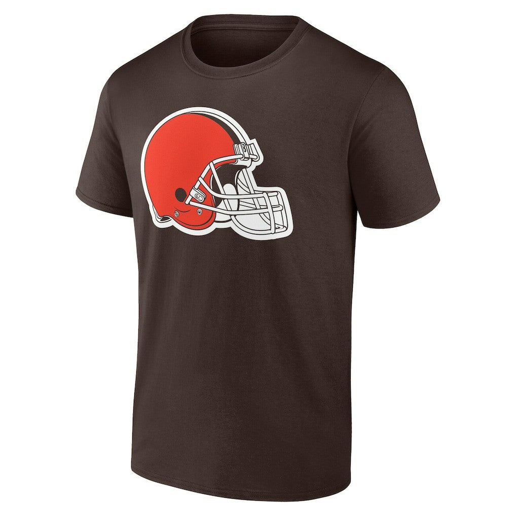 Cleveland Browns Team Authentic Personalized Name & Number T-Shirt - Brown cheap