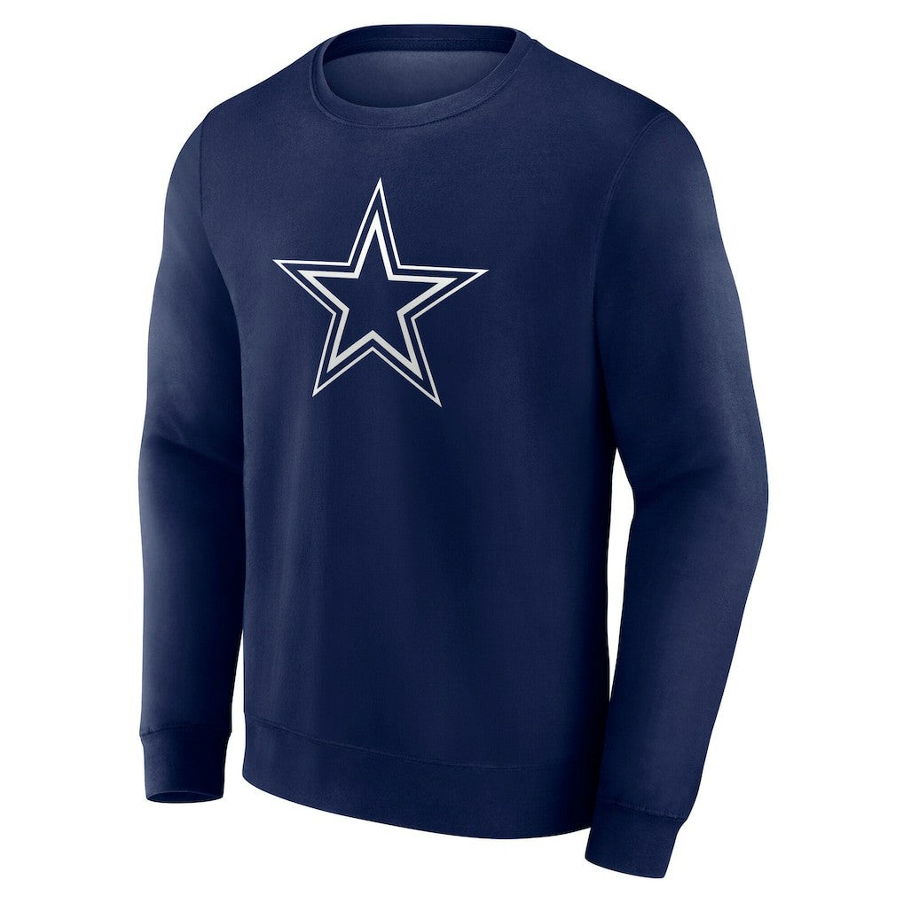 Dallas Cowboys Team Authentic Personalized Name & Number Sweatshirt - Navy cheap