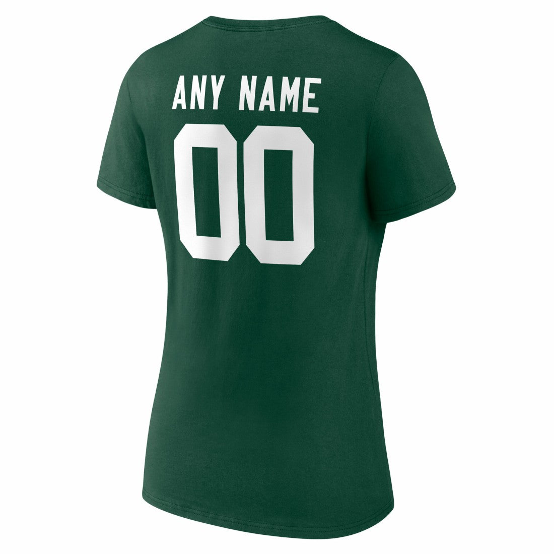 Green Bay Packers Women's Team Authentic Personalized Name & Number V-Neck T-Shirt - Green on sale