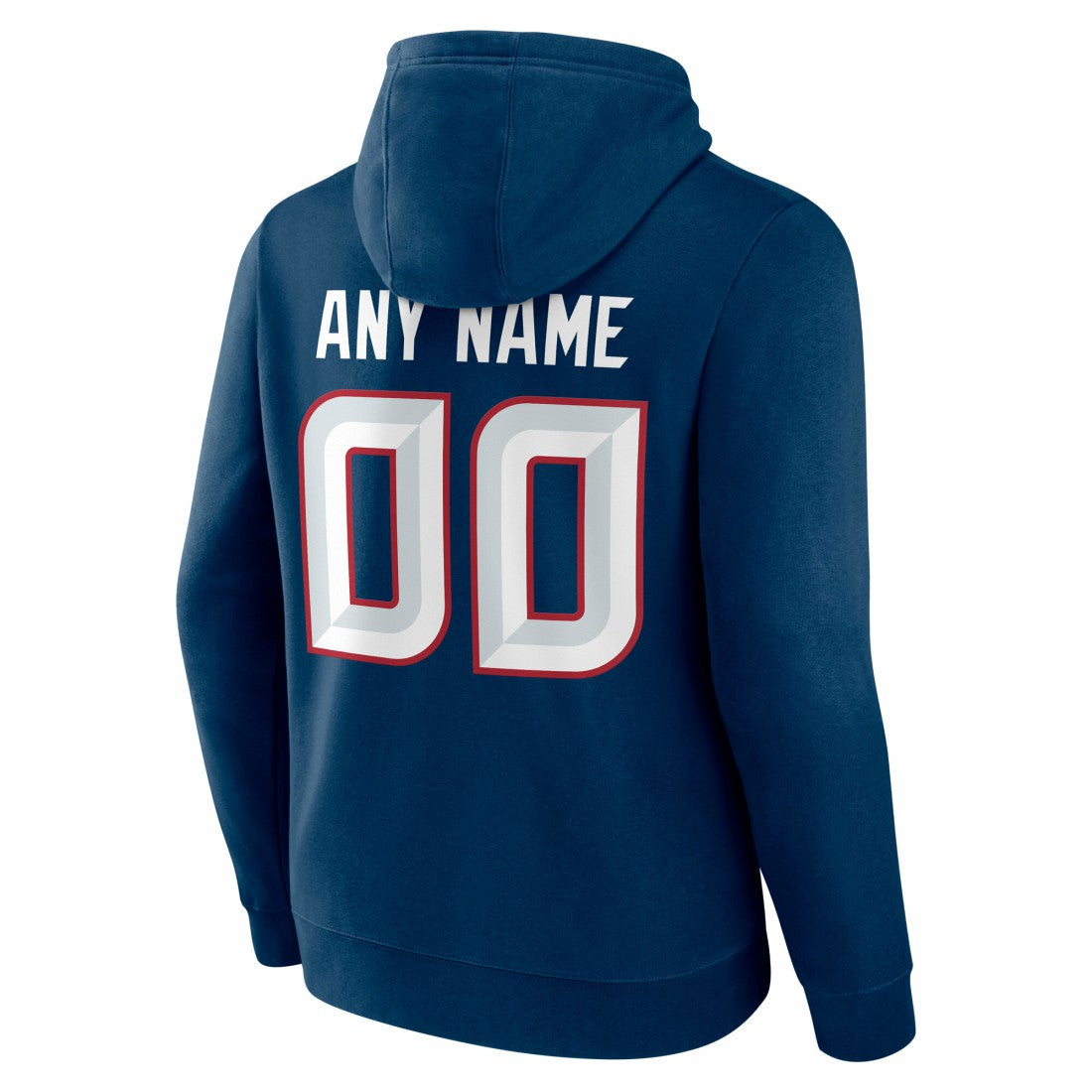Houston Texans Team Authentic Personalized Name & Number Hoodie - Navy discount