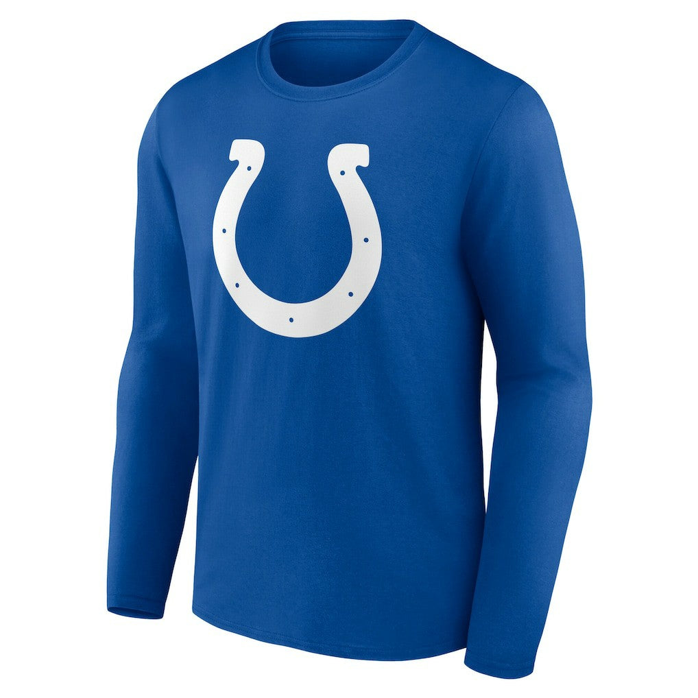 Indianapolis Colts Team Authentic Personalized Name & Number Long Sleeve T-Shirt - Royal on sale