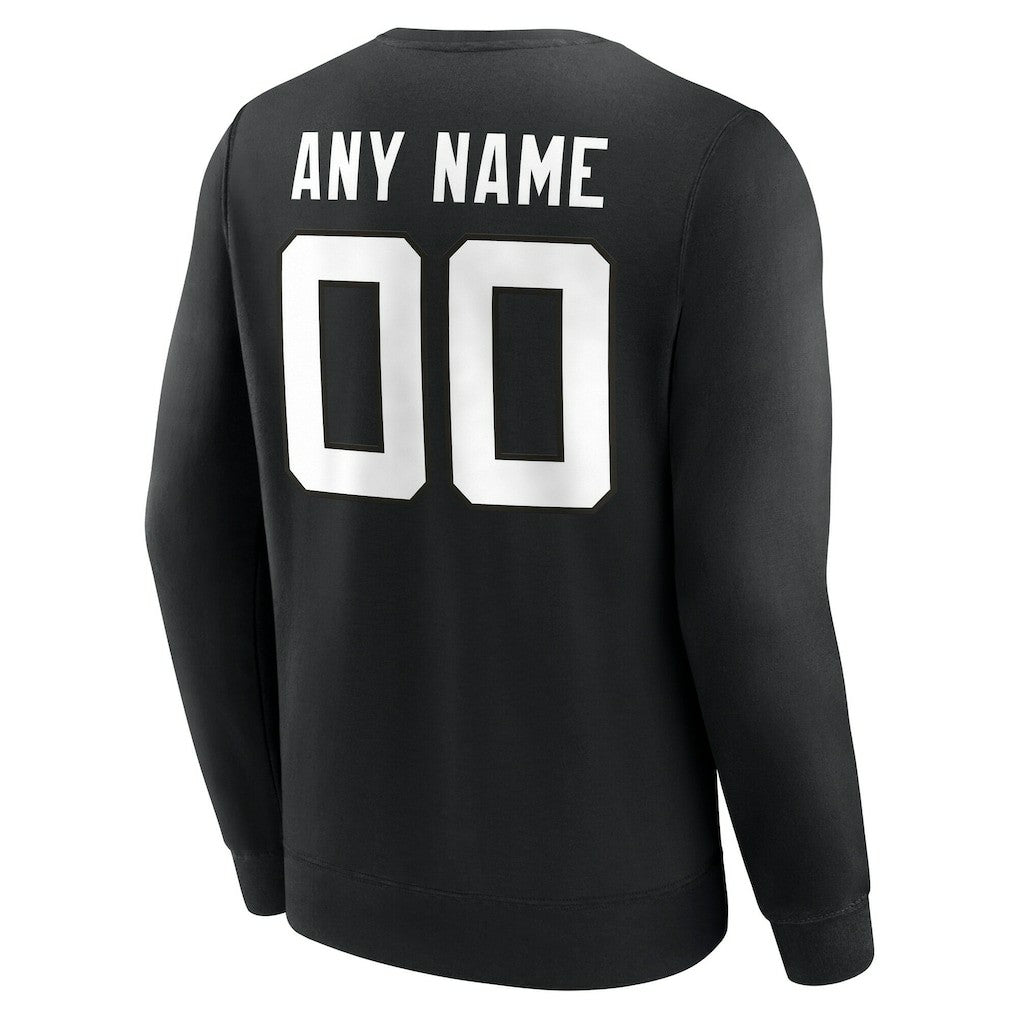 Jacksonville Jaguars Team Authentic Personalized Name & Number Sweatshirt - Black discount