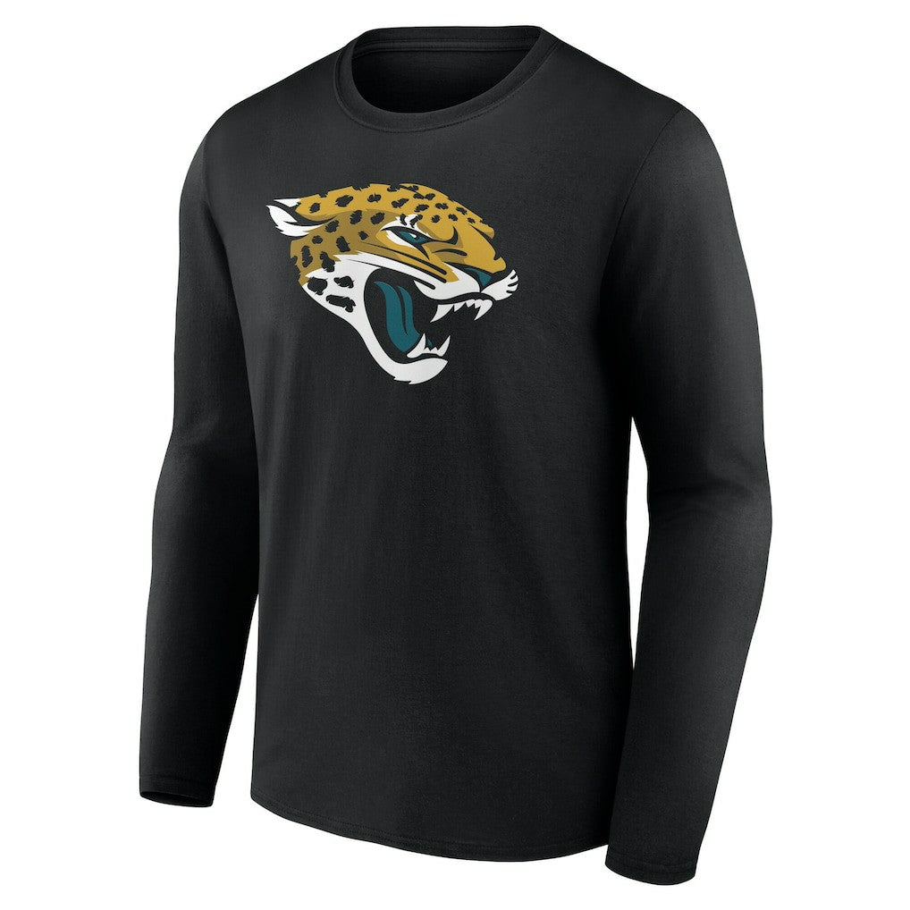 Jacksonville Jaguars Team Authentic Personalized Name & Number Long Sleeve T-Shirt - Black for sale