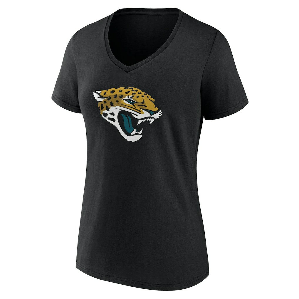 Jacksonville Jaguars Women's Team Authentic Personalized Name & Number V-Neck T-Shirt - Black outlet