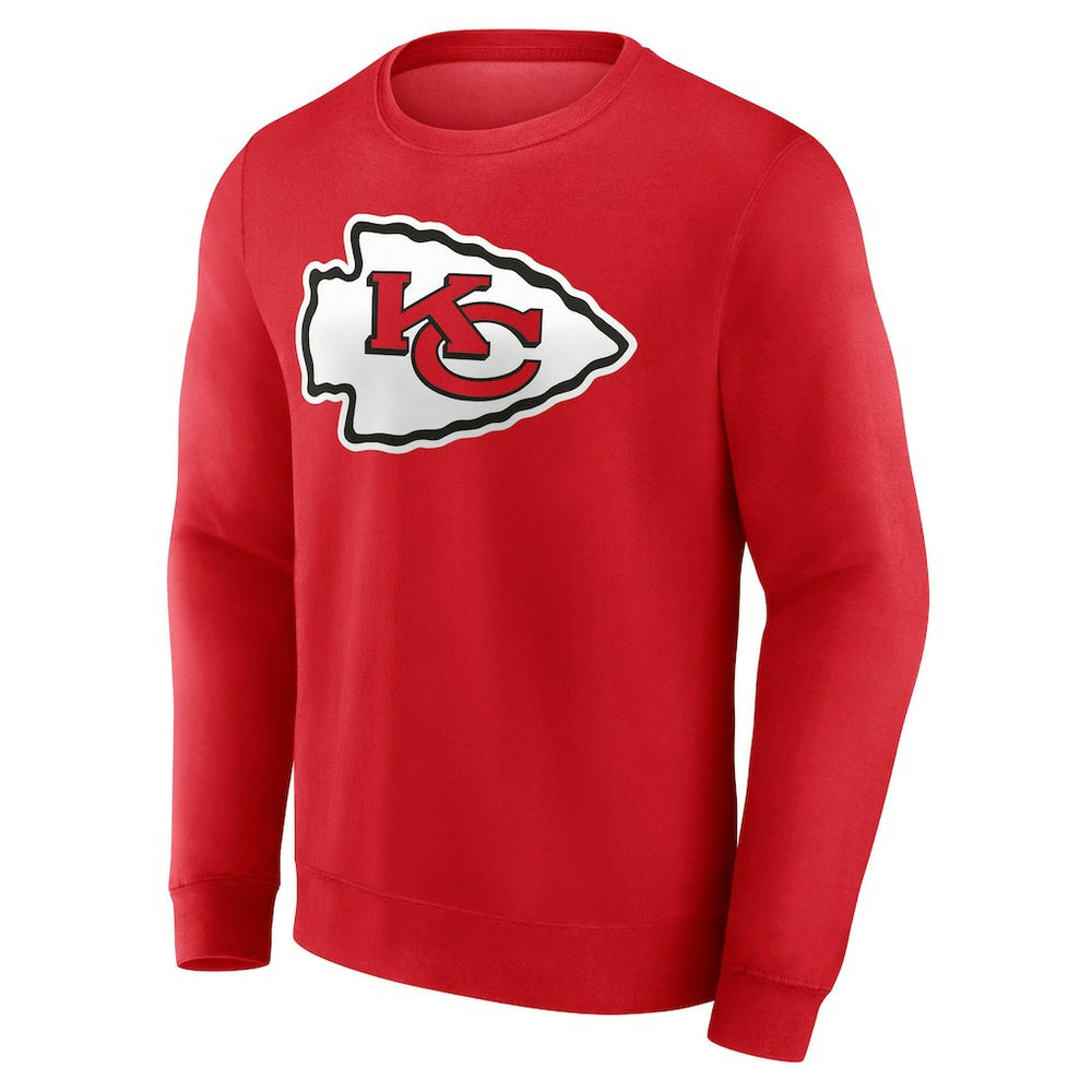 Kansas City Chiefs Team Authentic Personalized Name & Number Sweatshirt - Red cheap
