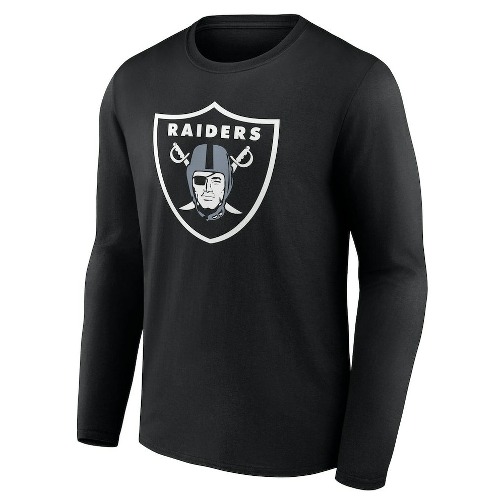 Las Vegas Raiders Team Authentic Personalized Name & Number Long Sleeve T-Shirt - Black outlet