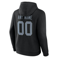 Las Vegas Raiders Team Authentic Personalized Name & Number Hoodie - Black sale