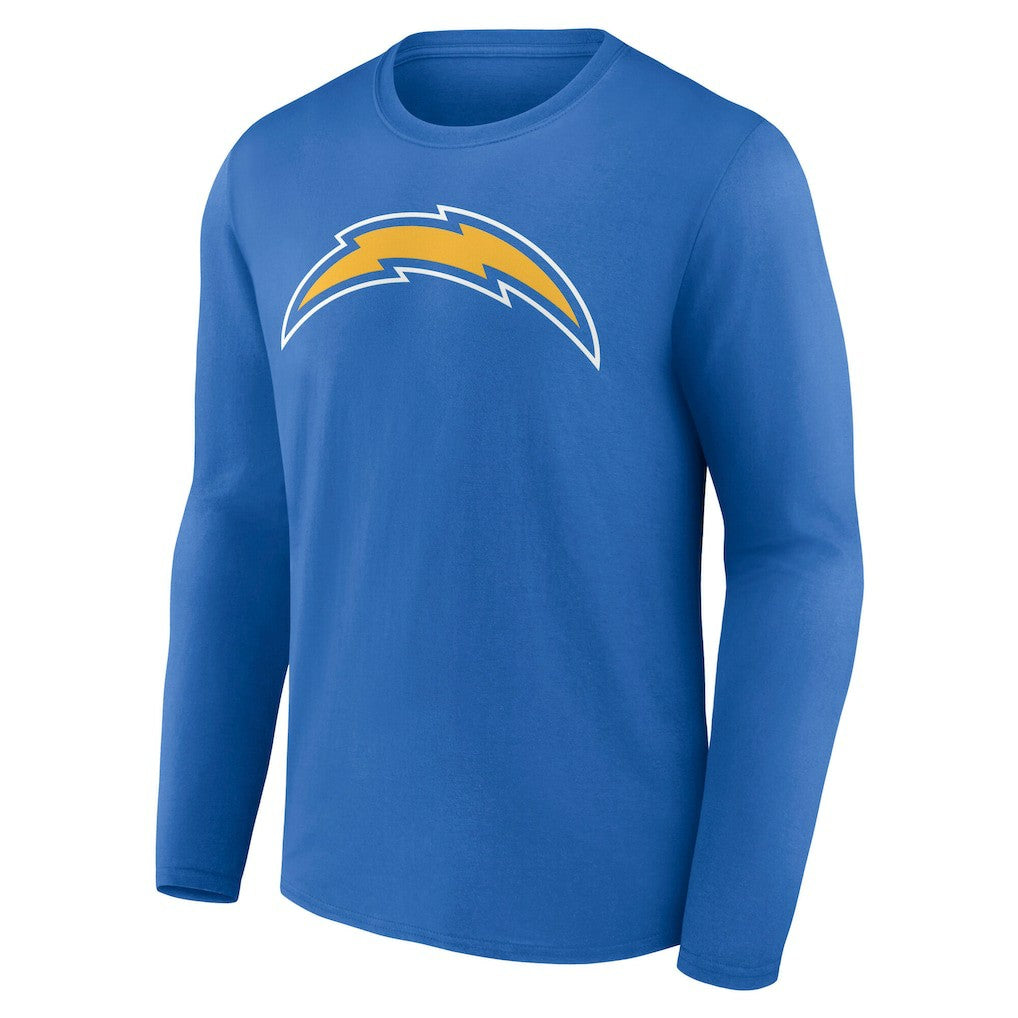 Los Angeles Chargers Team Authentic Personalized Name & Number Long Sleeve T-Shirt - Powder Blue online