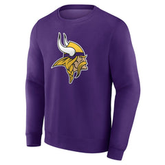Minnesota Vikings Team Authentic Personalized Name & Number Sweatshirt - Purple discount