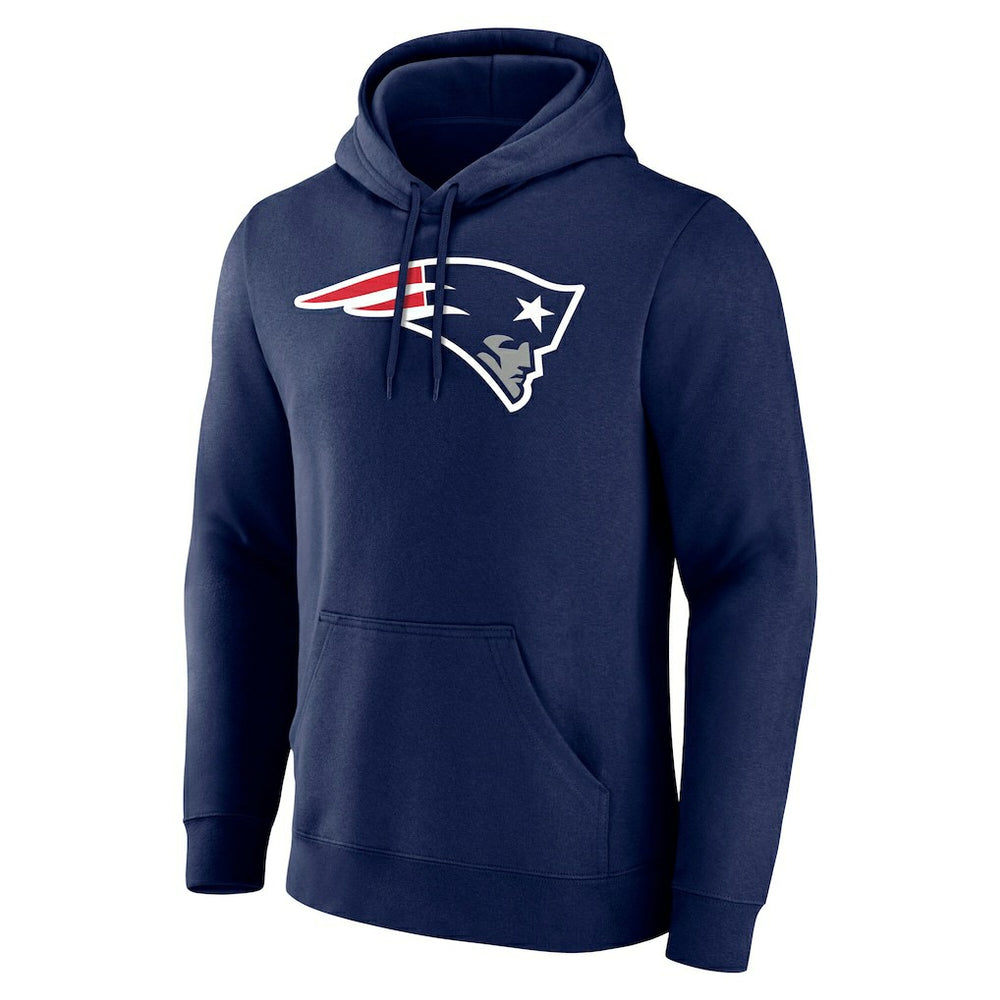 New England Patriots Team Authentic Personalized Name & Number Hoodie - Navy outlet