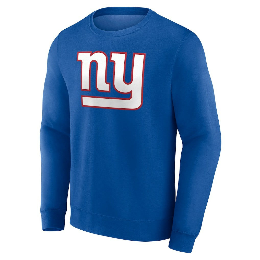 New York Giants Team Authentic Personalized Name & Number Sweatshirt - Royal discount